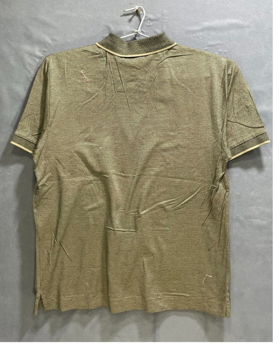 Nautica Brown Cotton Polo T Shirt For Men Medium - Preloved Labels