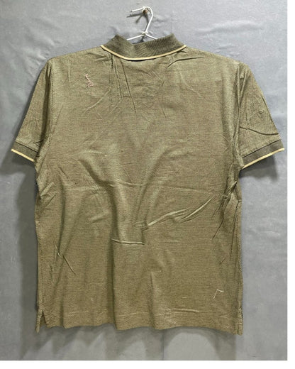 Nautica Brown Cotton Polo T Shirt For Men Medium - Preloved Labels