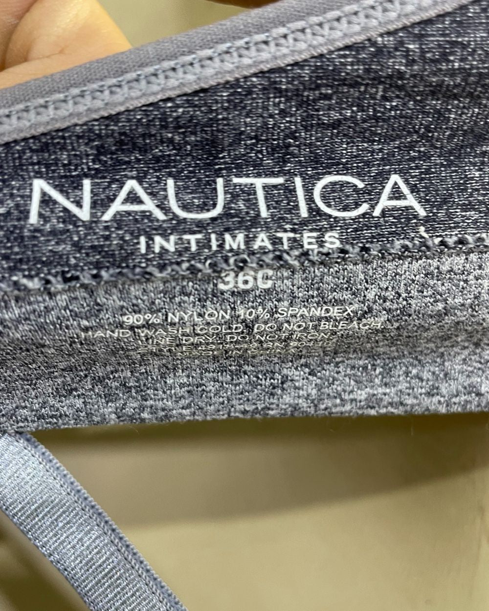 Nautica Gray Bra For Women Large - Preloved Labels