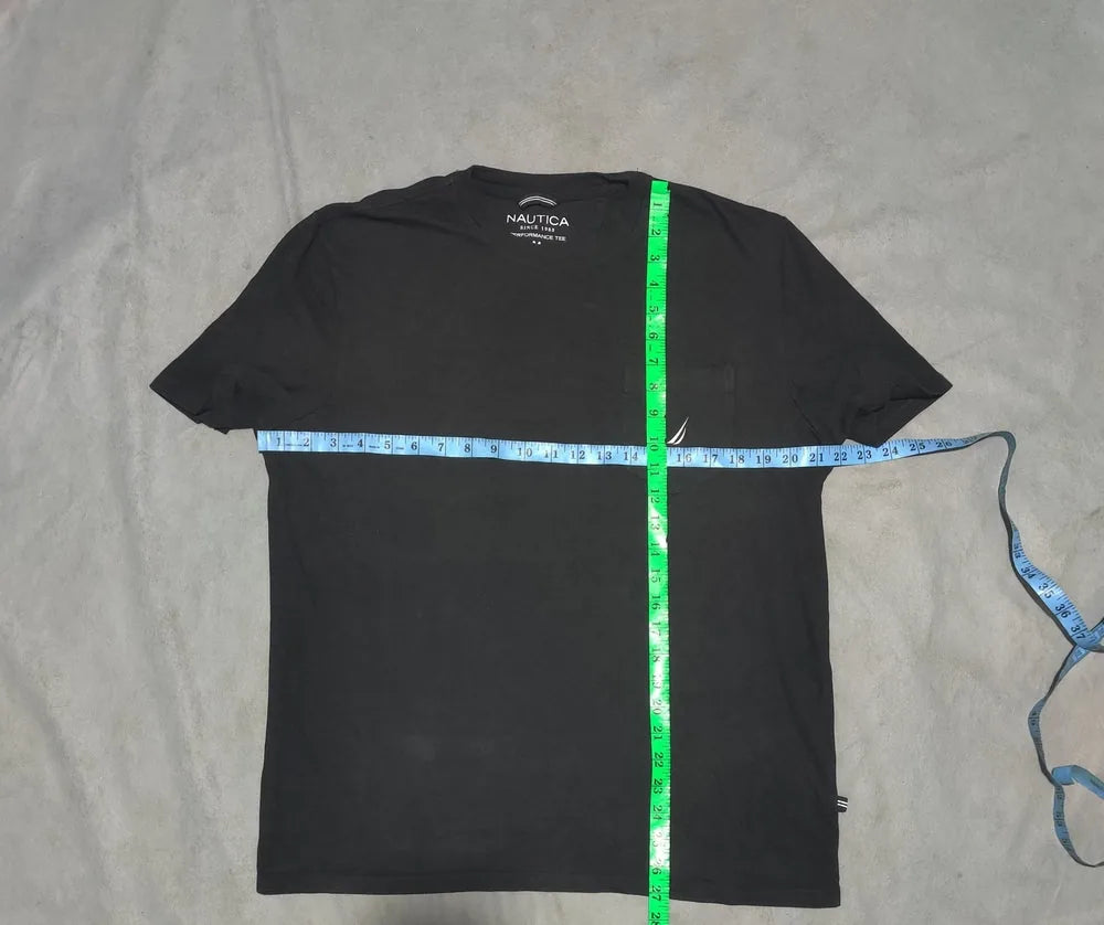 Nautica Men Cotton Black T Shirt M – Preloved Labels (view 4)