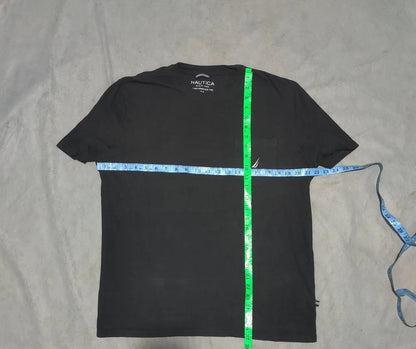 Nautica Men Cotton Black T Shirt M – Preloved Labels (view 4)