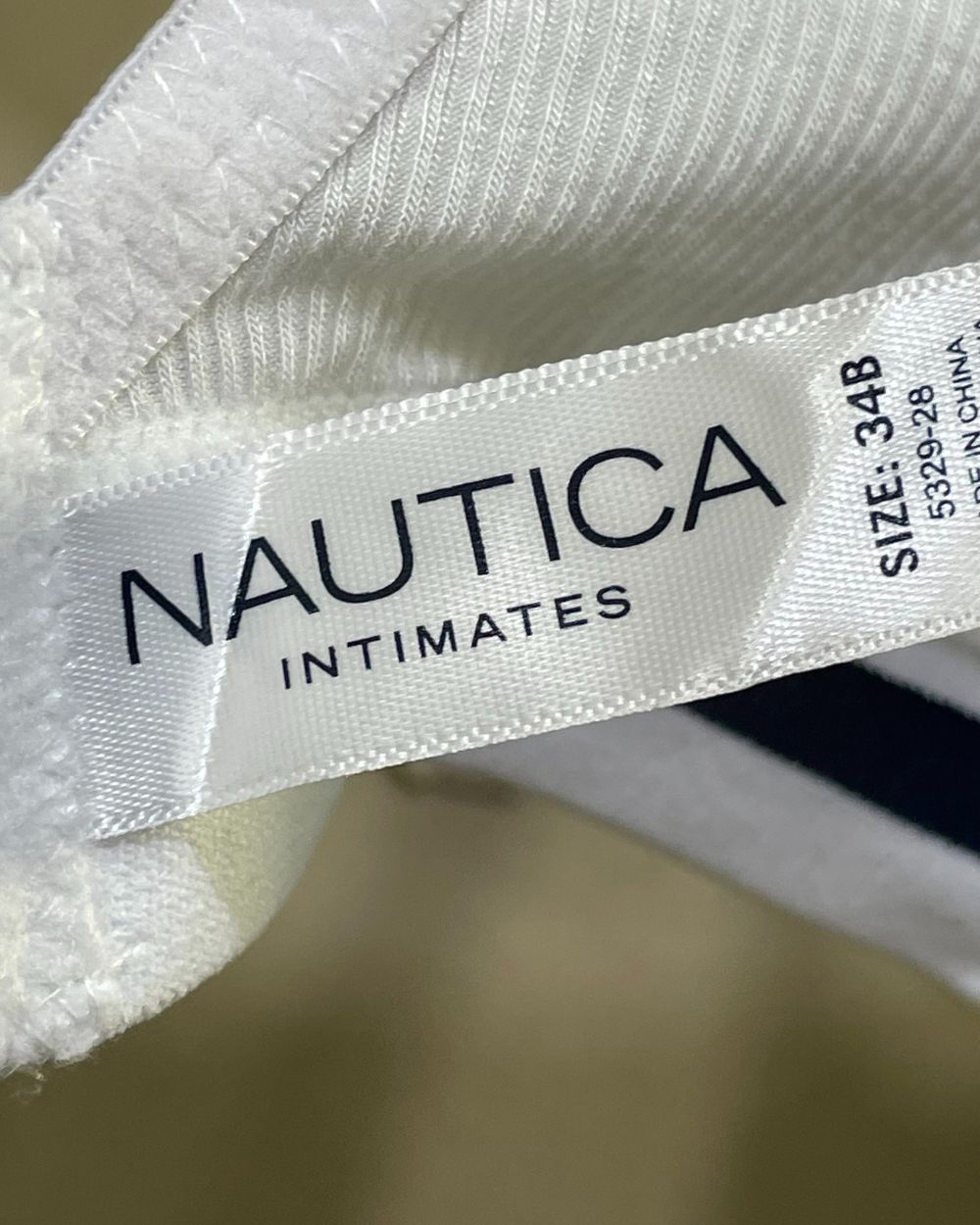 Nautica White Bra For Women Medium - Preloved Labels