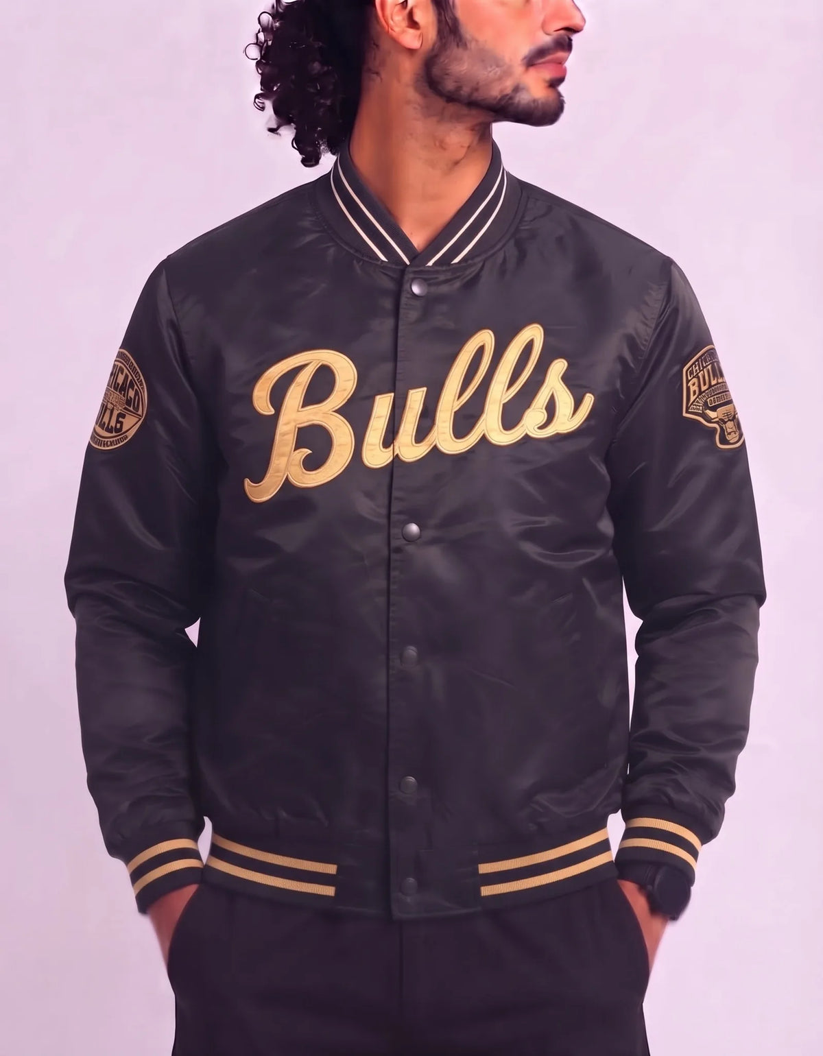 NBA Men Black Stadium Jacket