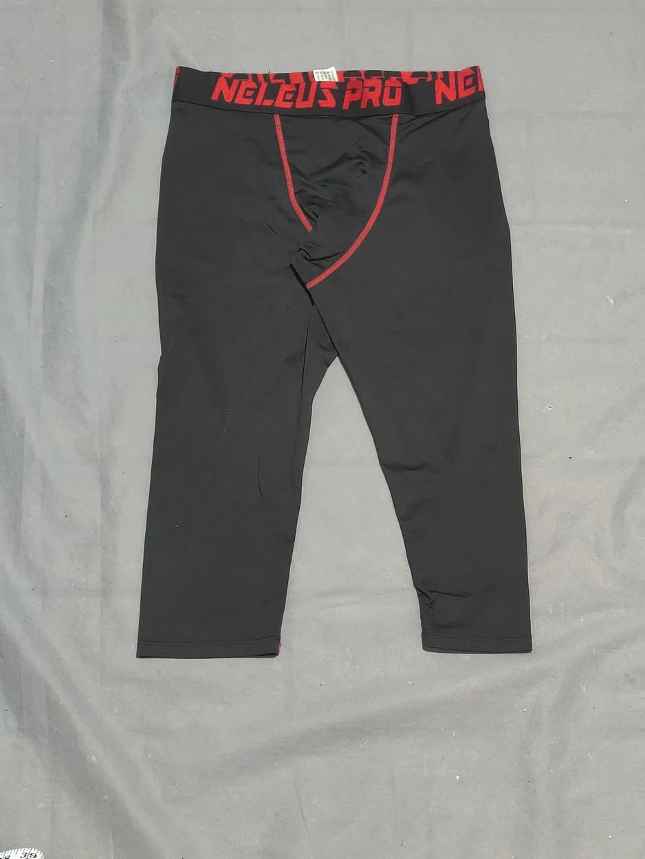 Neleus Pro Women Black Sport Tights – Preloved Labels (view 2)