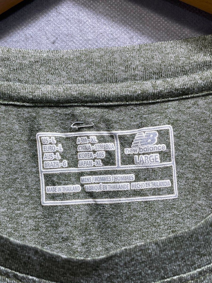 New Balance Green For Men Sports T Shirt L - Preloved Labels