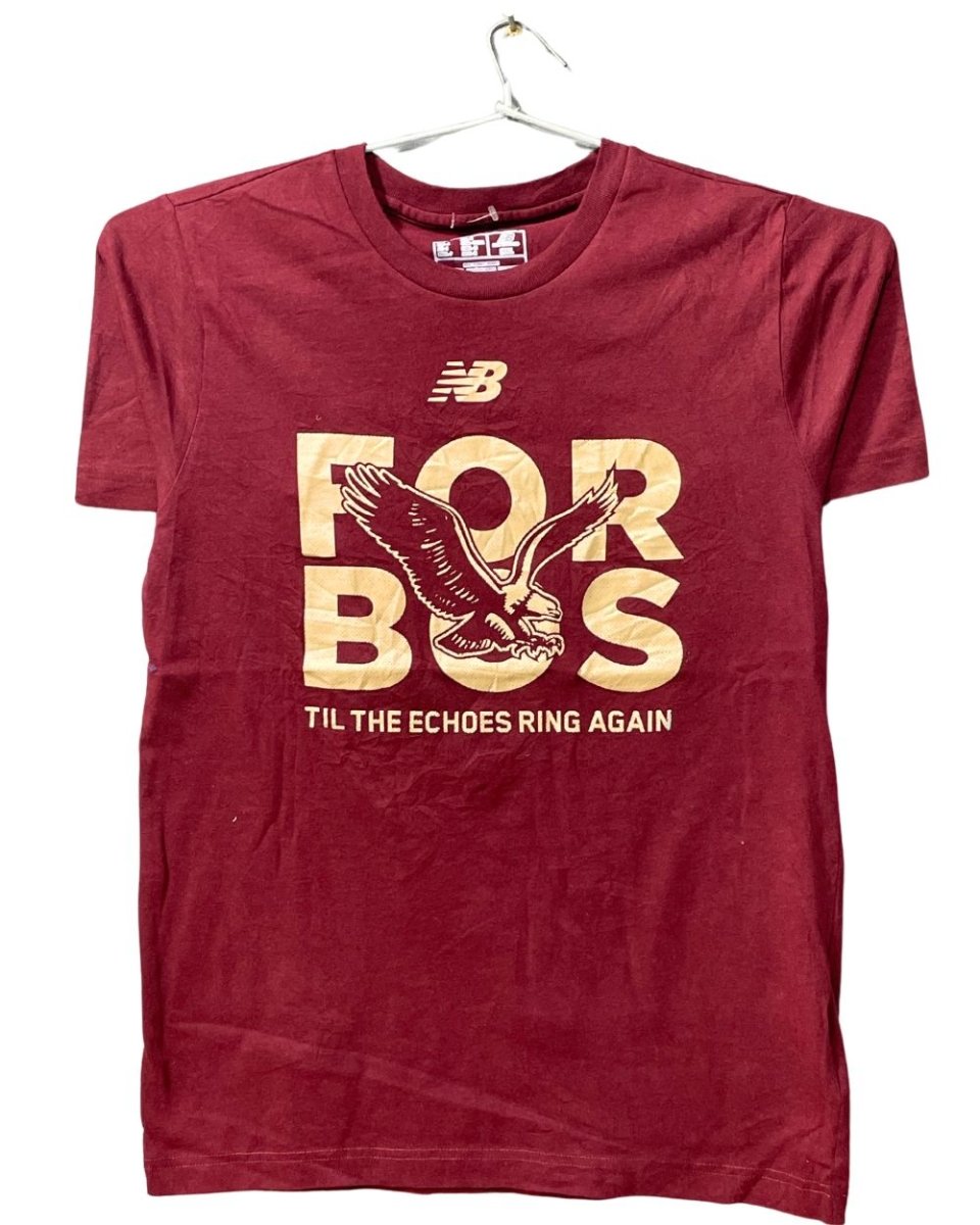 New Balance Maroon Cotton T Shirt For Men S - Preloved Labels