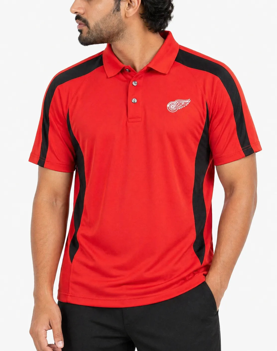 NHL Men Sport Red Polo T Shirt L – Preloved Labels