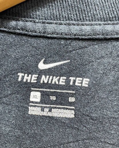 Nike Black Cotton For Women T Shirt L - Preloved Labels