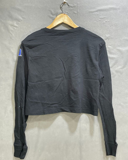 Nike Black Cotton For Women T Shirt XS - Preloved Labels