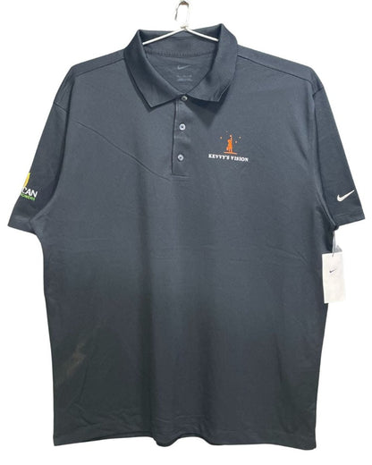 Nike Black Polyester Sport Polo T Shirt For Men X Large - Preloved Labels