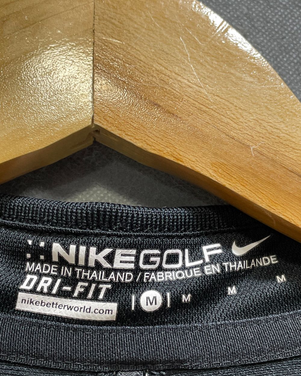 Nike Black Sport For Women Polo T Shirt M - Preloved Labels