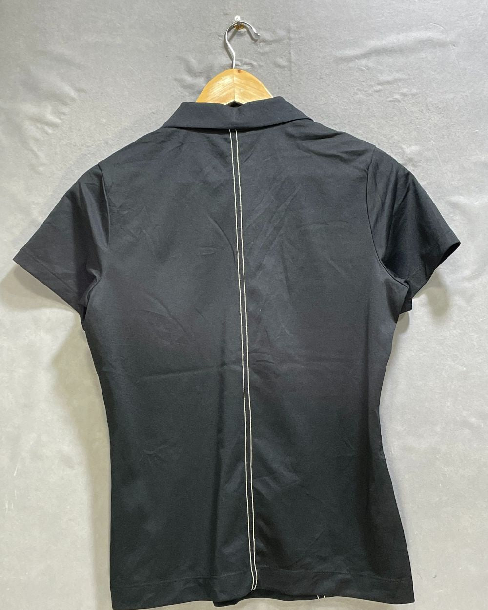Nike Black Sport For Women Polo T Shirt M - Preloved Labels