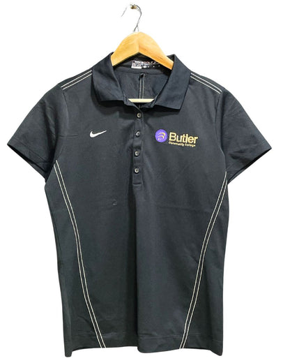 Nike Black Sport For Women Polo T Shirt M - Preloved Labels
