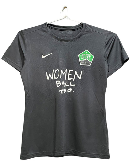 Nike Black Sport For Women T Shirt Medium - Preloved Labels