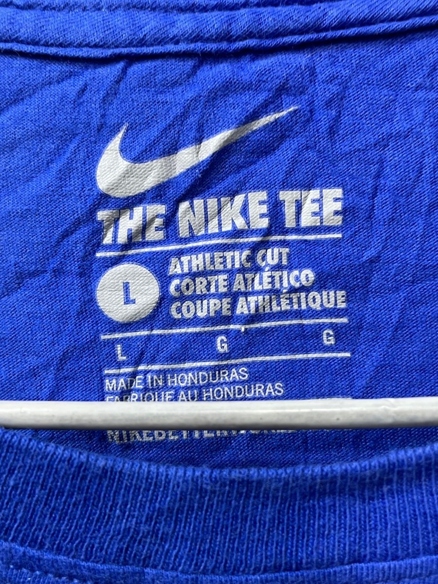 Nike Blue Cotton T Shirt For Men L - Preloved Labels