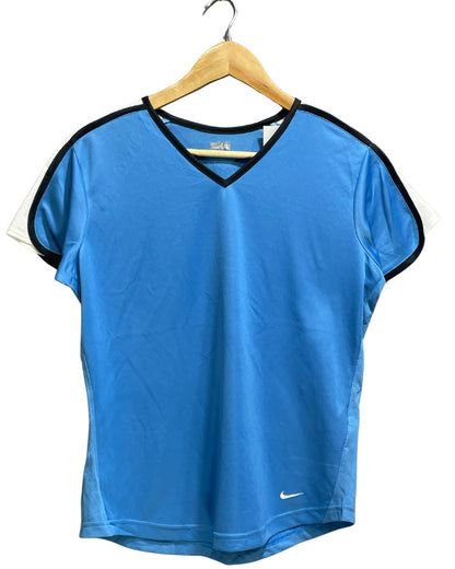 Nike Blue Sport For Women T Shirt Medium - Preloved Labels