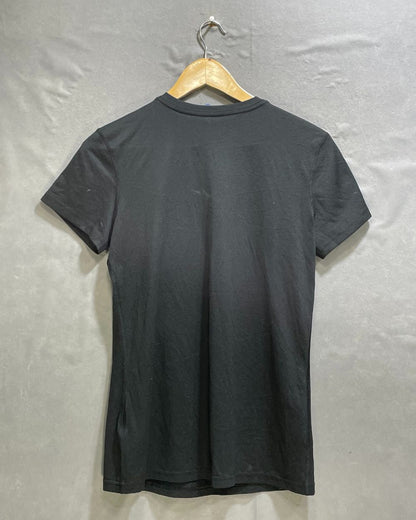 Nike Dri - Fit Black Polyester Jersey Sport For Women T Shirt Small - Preloved Labels