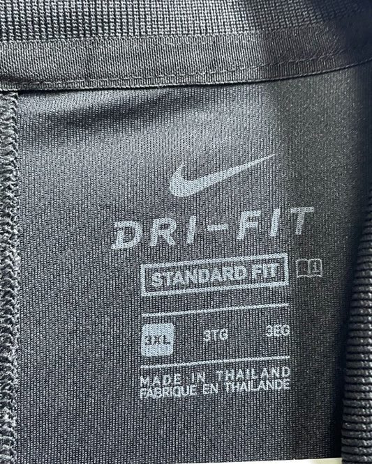 Nike Dri - Fit Black Polyester Sport Polo T Shirt For Men 3X Large - Preloved Labels