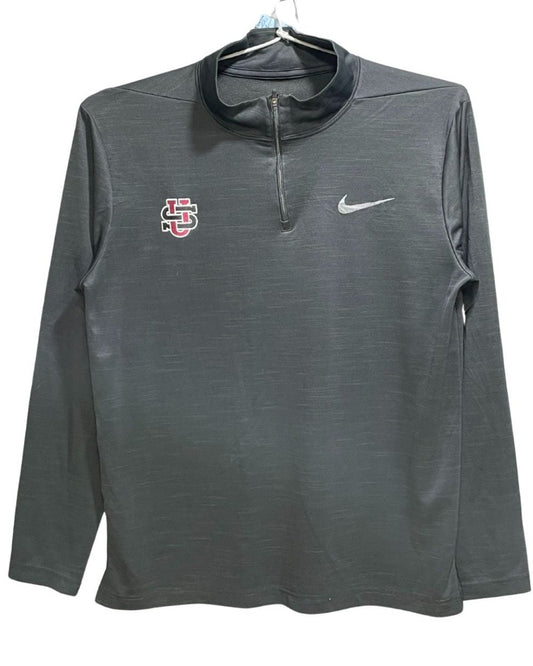 Nike Dri - Fit Black Polyester Sport Polo T Shirt For Men Large - Preloved Labels