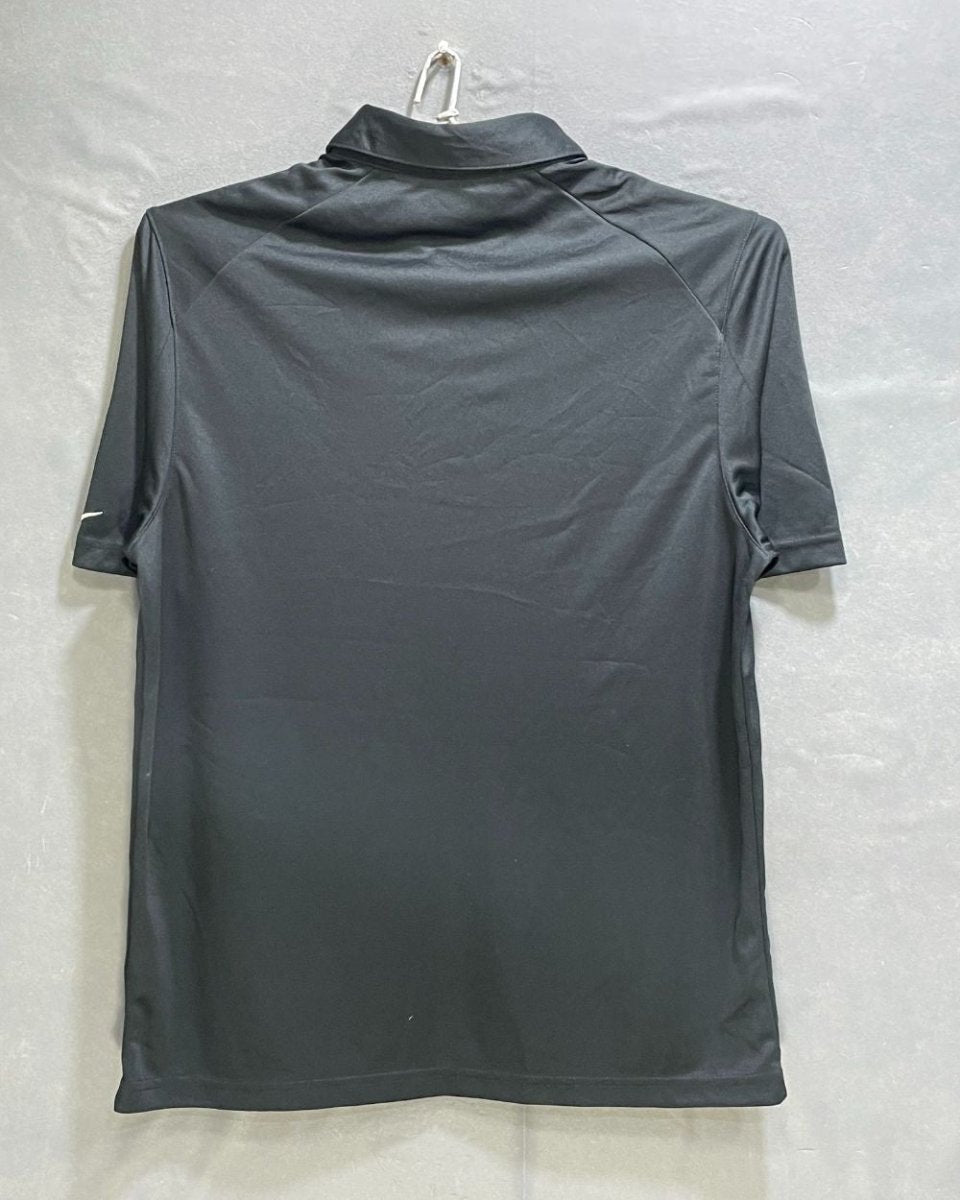 Nike Dri - Fit Black Polyester Sport Polo T Shirt For Men Medium - Preloved Labels