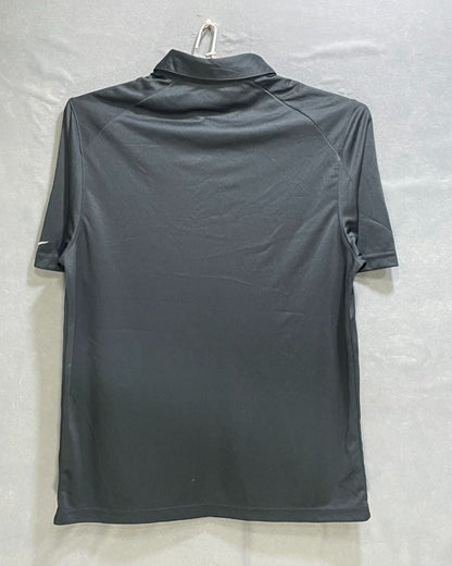 Nike Dri - Fit Black Polyester Sport Polo T Shirt For Men Medium - Preloved Labels