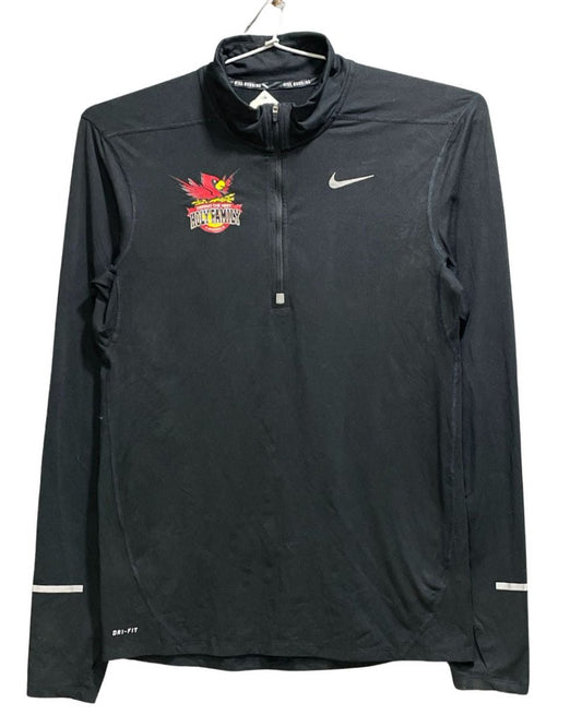 Nike Dri - Fit Black Polyester Sport Polo T Shirt For Men Small - Preloved Labels