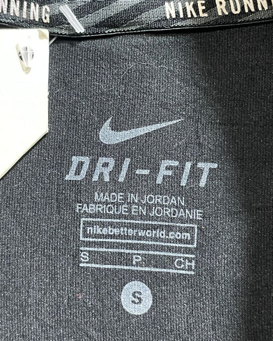 Nike Dri - Fit Black Polyester Sport Polo T Shirt For Men Small - Preloved Labels
