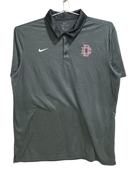 Nike Dri - Fit Black Polyester Sport Polo T Shirt For Men X Large - Preloved Labels