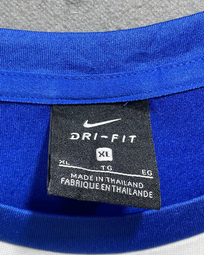 Nike Dri - Fit Blue Polyester Jersey Sport For Women T Shirt X Large - Preloved Labels