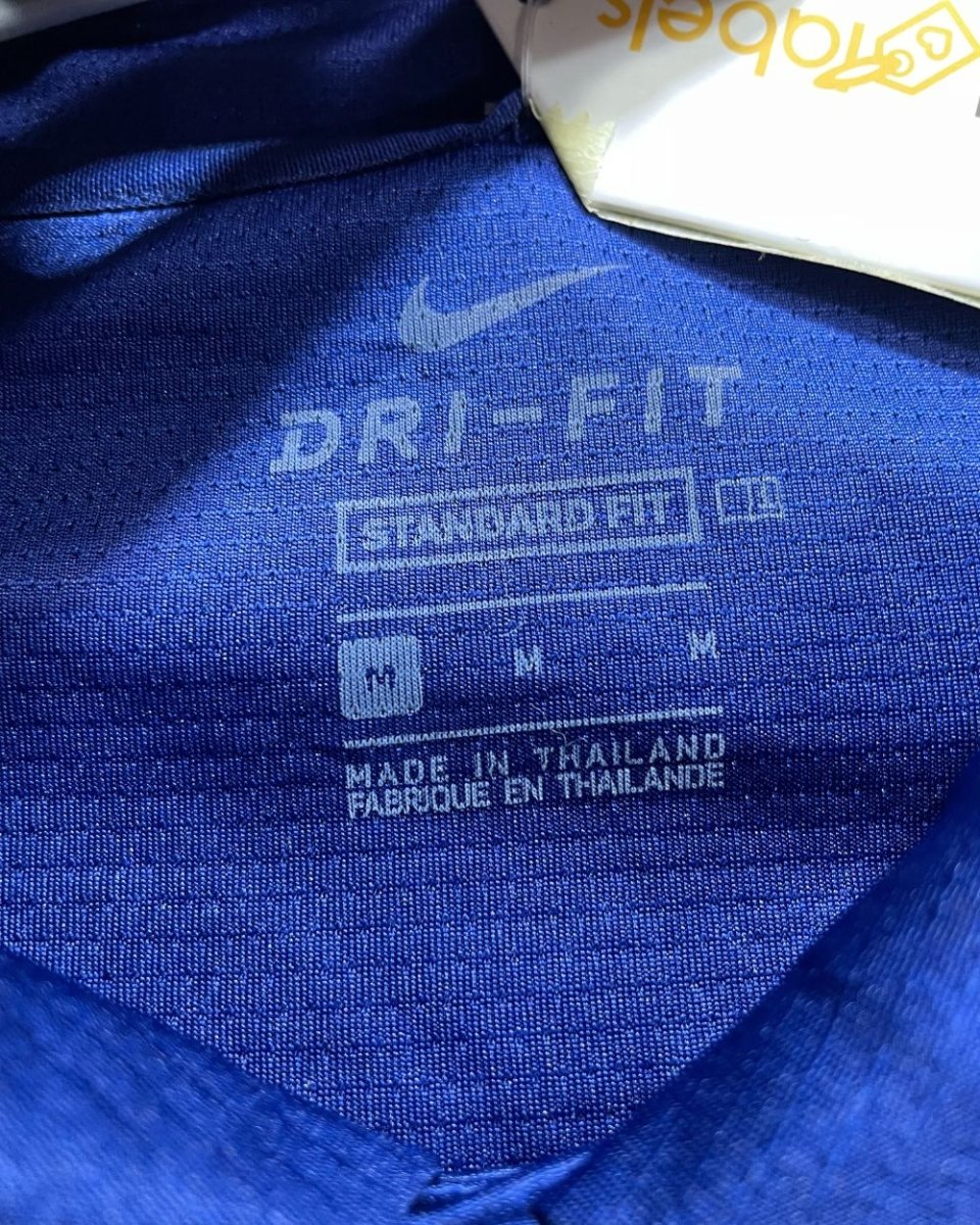 Nike Dri - Fit Blue Polyester Sport Polo T Shirt For Men Medium - Preloved Labels