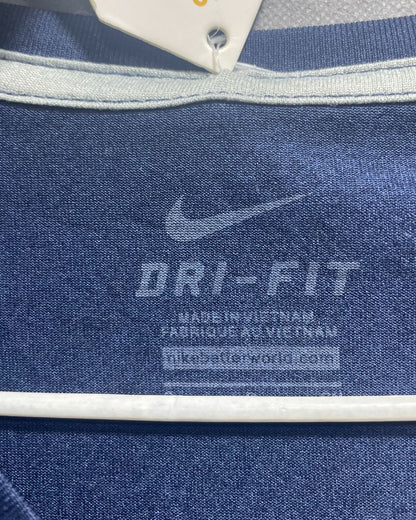 Nike Dri Fit Blue Sport For Women T Shirt Small - Preloved Labels