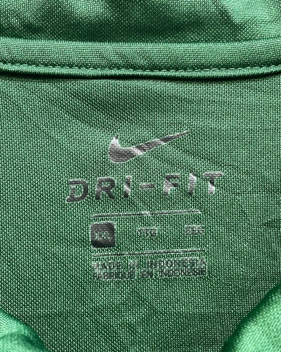 Nike Dri - Fit Green Polyester Sport Polo T Shirt For Men XX Large - Preloved Labels