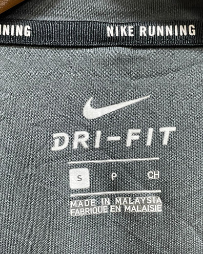 Nike Dri - Fit Grey Polyester Jersey Sport For Women T Shirt Small - Preloved Labels