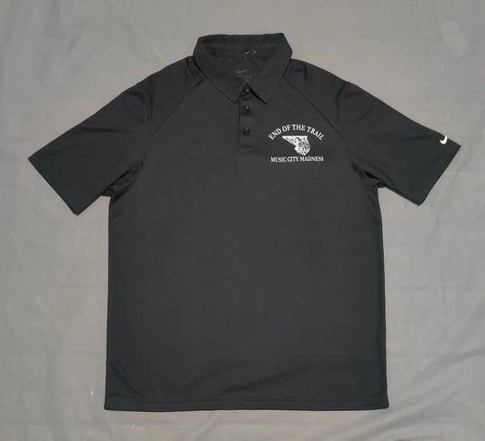 Nike Dri Fit Men Sport Black Polo T Shirt M – Preloved Labels (view 2)