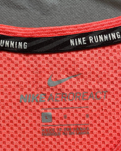 Nike Dri - Fit Orange Polyester Jersey Sport For Women T Shirt Large - Preloved Labels