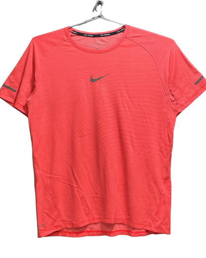 Nike Dri - Fit Orange Polyester Jersey Sport For Women T Shirt Large - Preloved Labels