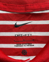 Nike Dri - Fit Red Polyester Sport Polo T Shirt For Men Large - Preloved Labels