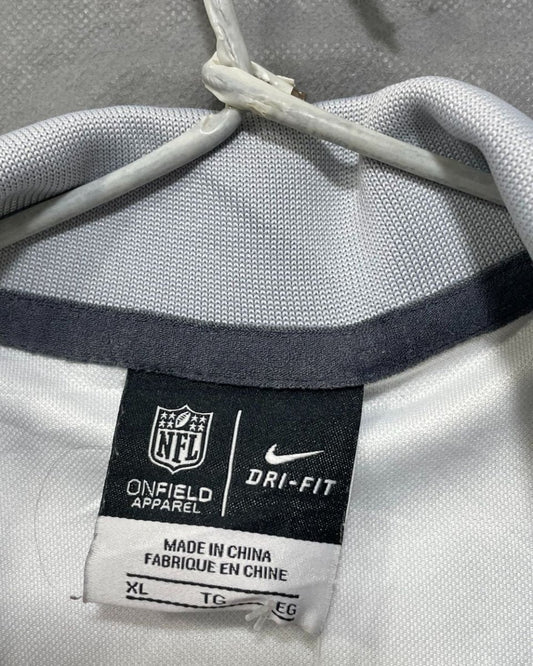 Nike Dri - Fit White Polyester Sport Polo T Shirt For Men X Large - Preloved Labels