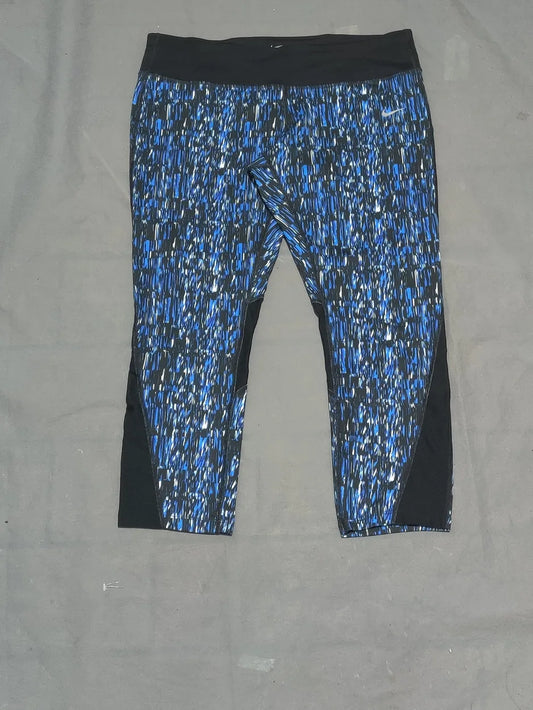 Nike Dri Fit Women Blue Sport Tights – Preloved Labels (view 2)