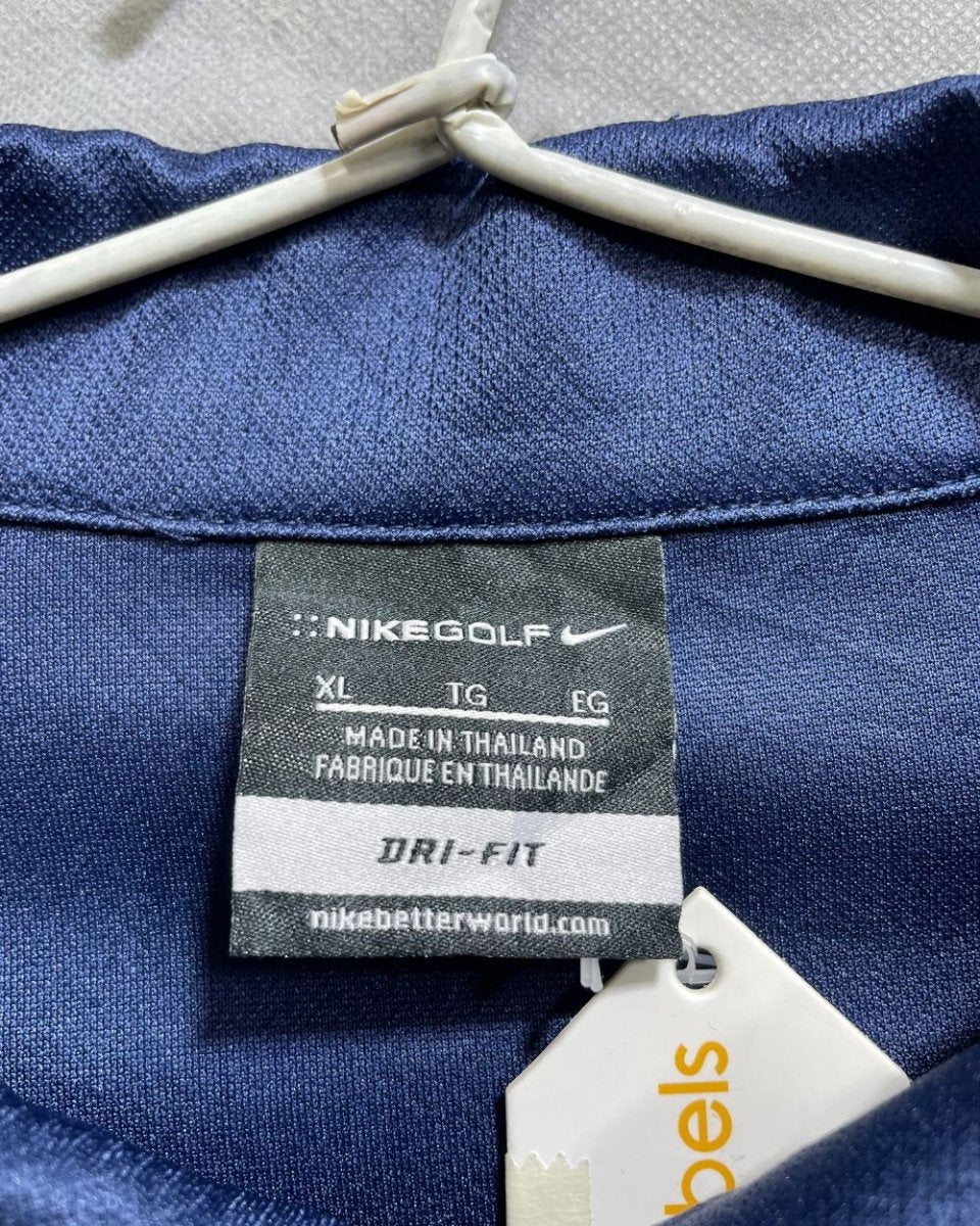 Nike Golf Blue Polyester Sport Polo T Shirt For Men X Large - Preloved Labels