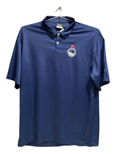 Nike Golf Blue Polyester Sport Polo T Shirt For Men X Large - Preloved Labels