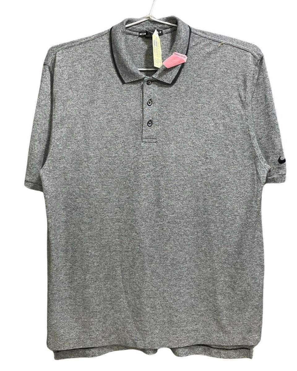 Nike Golf Grey Cotton Polo T Shirt For Men Large - Preloved Labels