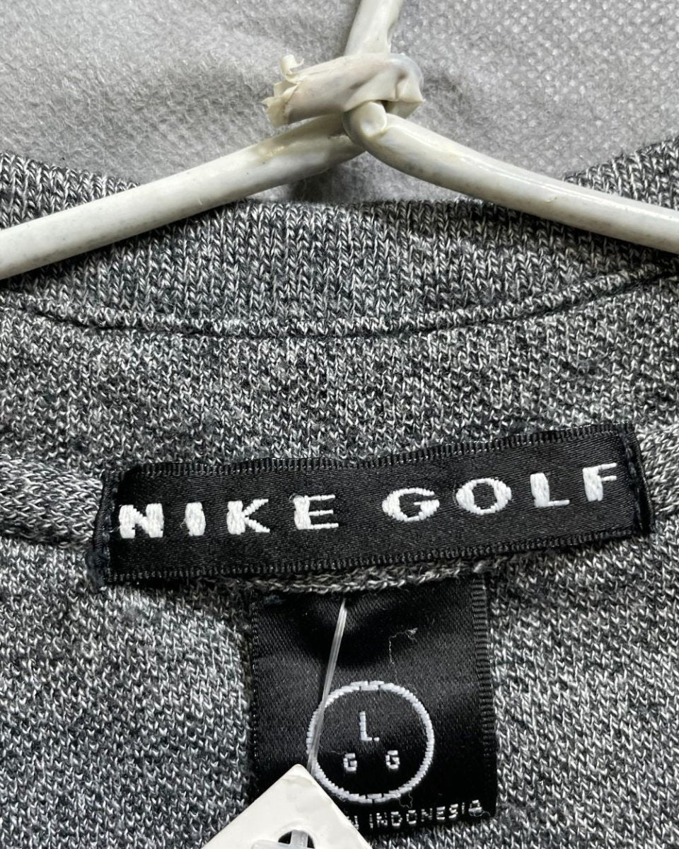 Nike Golf Grey Cotton Polo T Shirt For Men Large - Preloved Labels