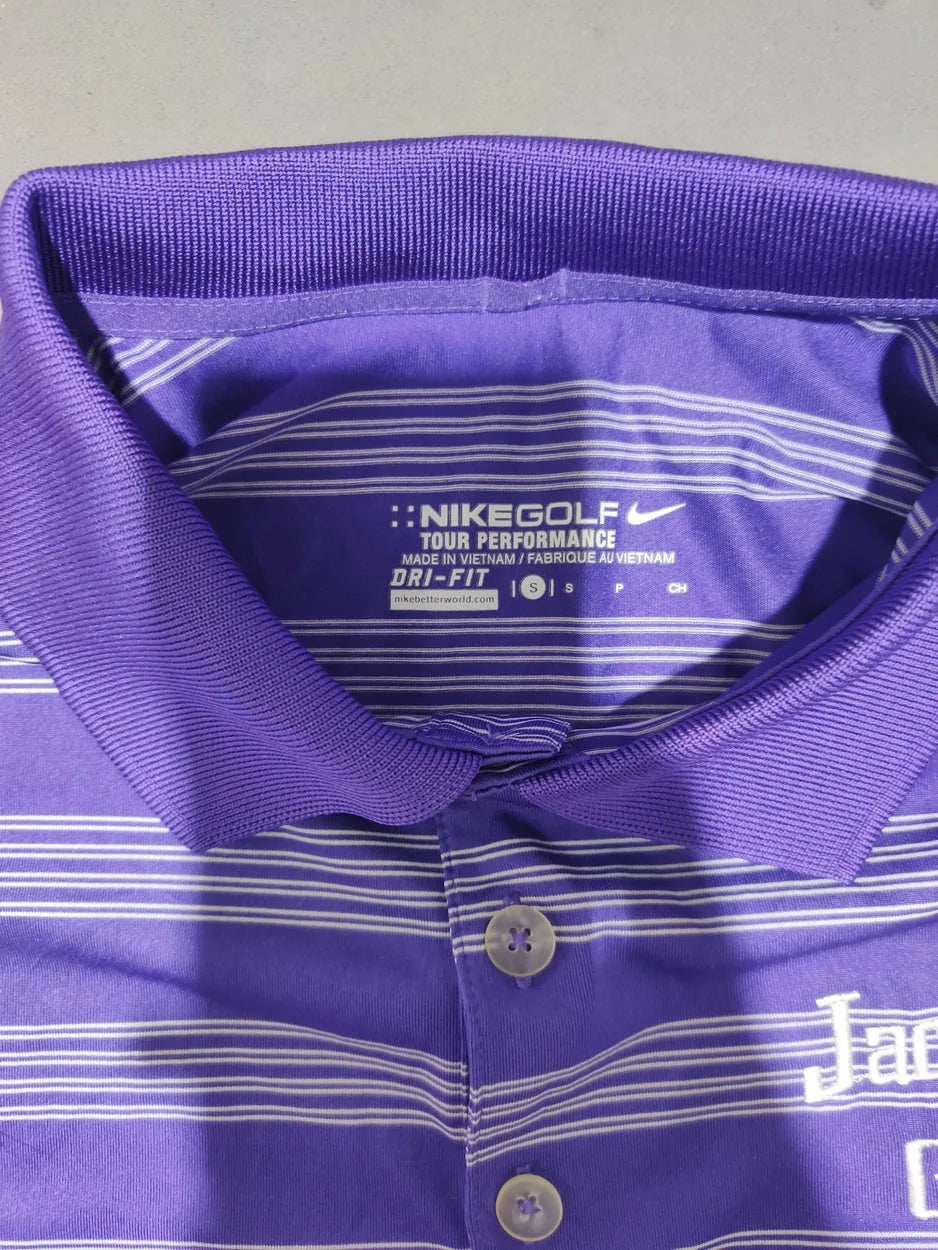 Nike Golf Men Sport Purple Polo T Shirt S – Preloved Labels (view 3)