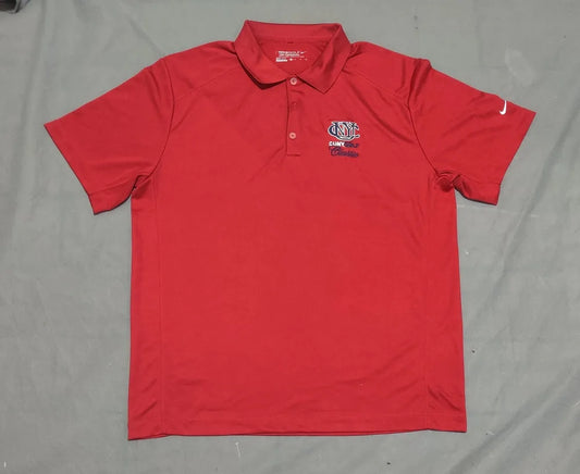 Nike Golf Men Sport Red Polo T Shirt – Preloved Labels (view 2)