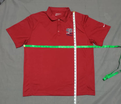 Nike Golf Men Sport Red Polo T Shirt – Preloved Labels (view 4)