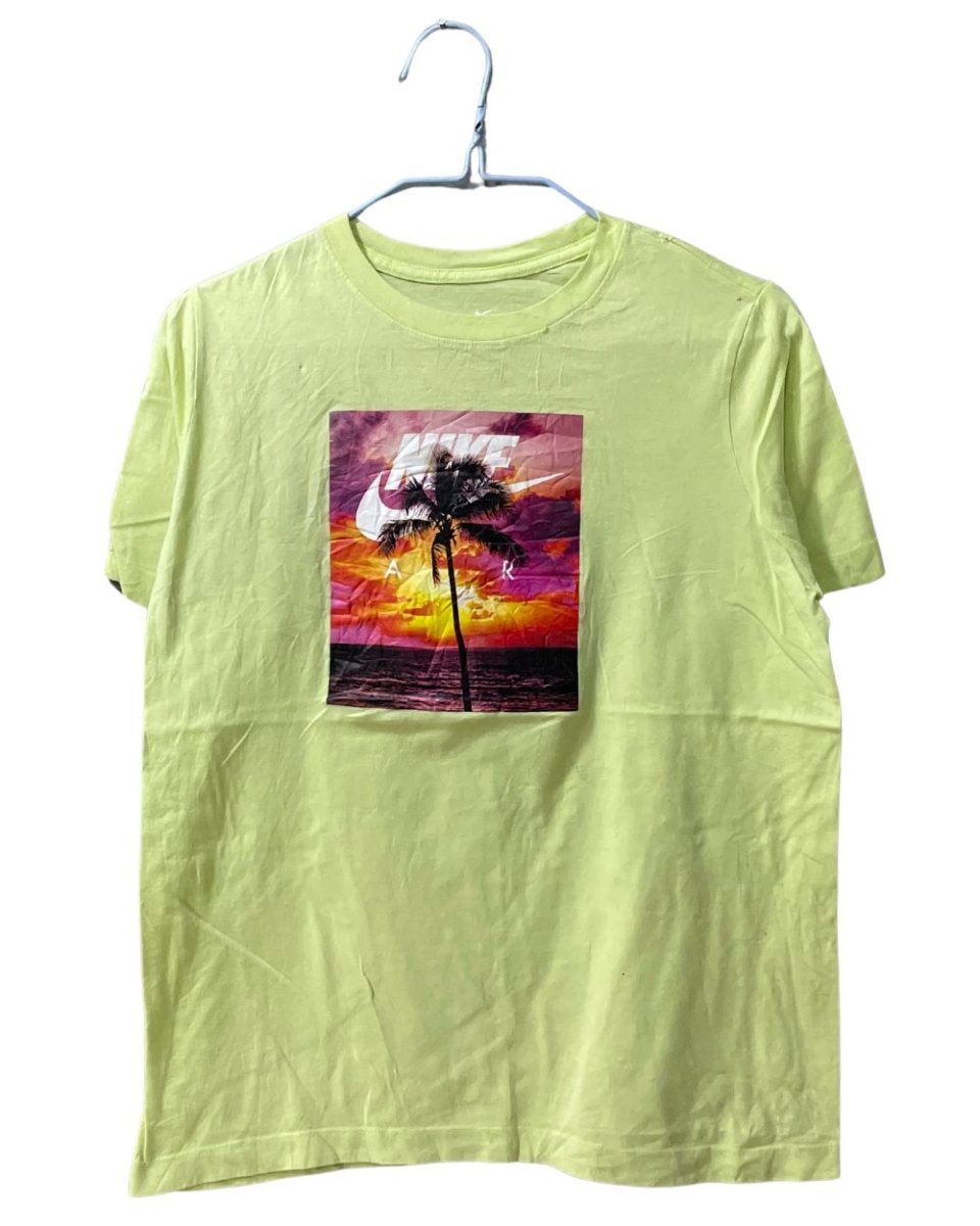 Nike Green Cotton T Shirt For Men S - Preloved Labels