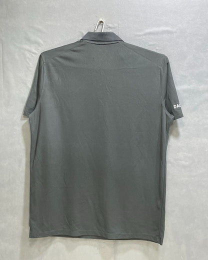 Nike Grey Polyester Sport Polo T Shirt For Men Large - Preloved Labels