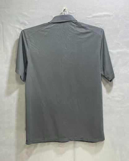 Nike Grey Polyester Sport Polo T Shirt For Men Medium - Preloved Labels