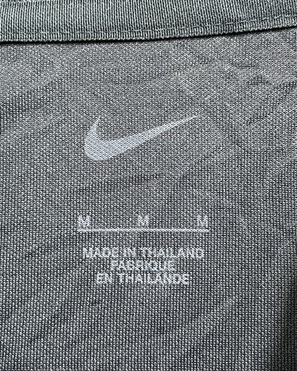 Nike Grey Polyester Sport Polo T Shirt For Men Medium - Preloved Labels